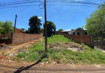 Terreno com 360m² para venda no quebec em cascavel