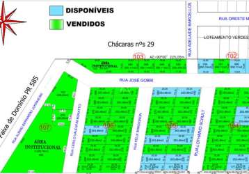 Terreno à venda no bairro jardim sao francisco em toledo por r$ 105.000,00