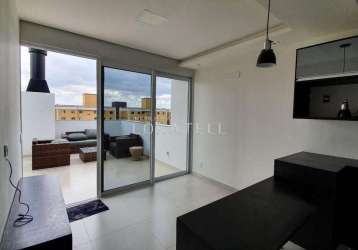 Loft mobiliado com lindo terraço para locação no angra dos reis, em cascavel