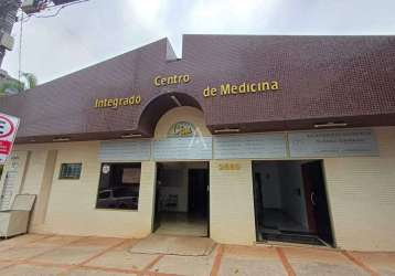 Sala comercial no centro para locação em cascavel