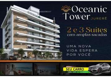 Apartamento 2 e 3 suítes a venda em jurerê - florianópolis/sc