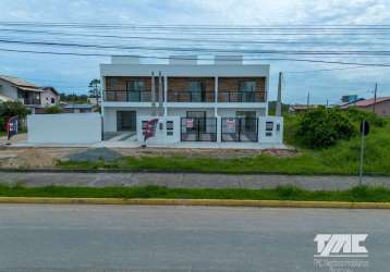 Breve lançamento - sobrado geminado no bairro praia grande  em são francisco do sul/sc