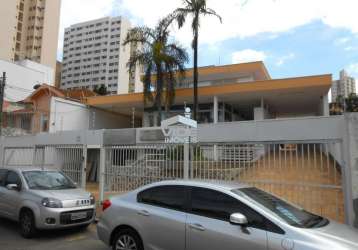 Casa comercial para vender e alugar no bairro botafogo em campinas/sp