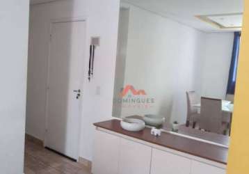 Apartamento com 2 dormitórios à venda, 55 m² por r$ 220.000,00 - jardim progresso - americana/sp