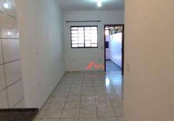 Casa com 1 dormitório para alugar por r$ 909/mês - jardim boer i - americana/sp