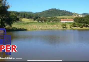 Chácara à venda com 18.000 m² com dois lagos em bragança paulista