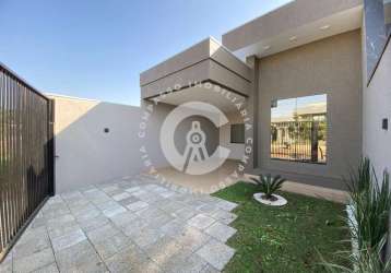 Casa com 3 dormitórios à venda, 108 m  por r  665.000,00 - jardim dona leila - foz do iguaçu pr