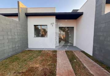 Casa com 2 dormitórios à venda,80.00 m , parque morumbi iii, foz do iguacu - pr