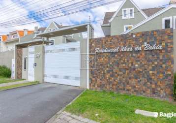 Casa em condomínio fechado com 3 quartos à venda na rua bahia, 530, guaíra, curitiba, 200 m2 por r$ 990.000