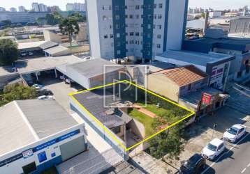 Terreno à venda na joão palomeque, 216, portão, curitiba, 300 m2 por r$ 795.000