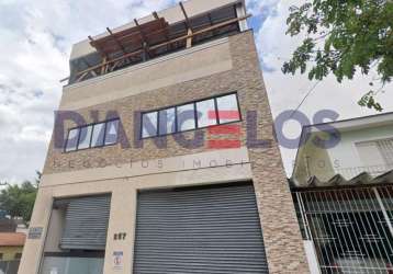 Lindo salão comercial novo para locação na vila carrão, são paulo-sp: 1 sala, 1 banheiro, 170m² de área.