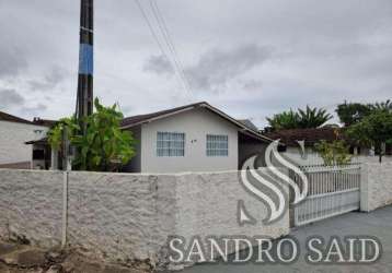 Casa para venda em balneário barra do sul, centro, 3 dormitórios, 1 suíte, 1 banheiro, 1 vaga