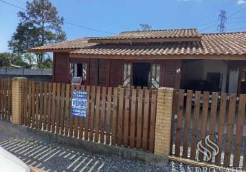 Casa para venda em araquari, areia pequena, 2 dormitórios, 2 banheiros, 1 vaga