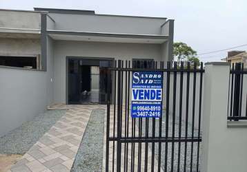 Geminado para venda em balneário barra do sul, pinheiros, 1 dormitório, 1 banheiro, 1 vaga