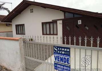 Casa para venda em balneário barra do sul, costeira, 3 dormitórios, 1 banheiro, 3 vagas