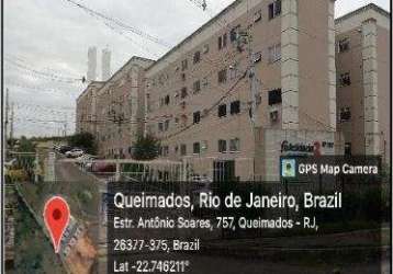 Oportunidade única em queimados - rj | tipo: apartamento | negociação: venda online  | situação: imóvel