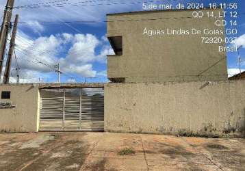 Oportunidade única em aguas lindas de goias - go | tipo: apartamento | negociação: venda online  | situação: imóvel