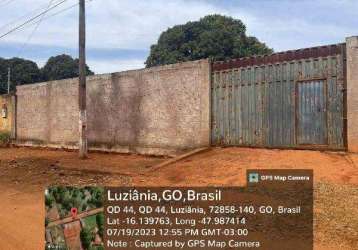 Oportunidade única em luziania - go | tipo: terreno | negociação: leilão  | situação: imóvel