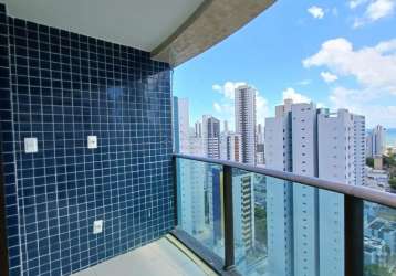 Excelente apartamento em boa viagem com 4 quartos 3 suítes com 136m² e lazer completo