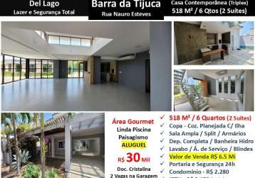 Casa barra da tijuca del lago 518m²