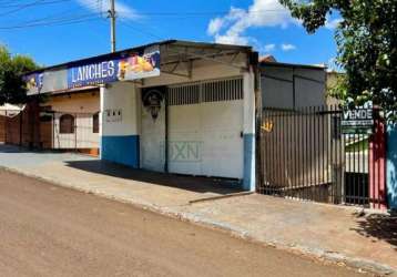 Sala comercial com casa aos fundos no jd santo antonio