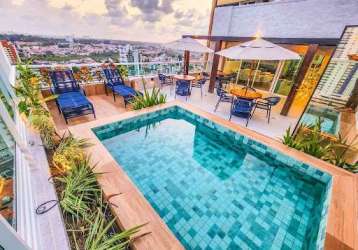 Apartamento com 2 quartos e lazer no rooftop, no miramar