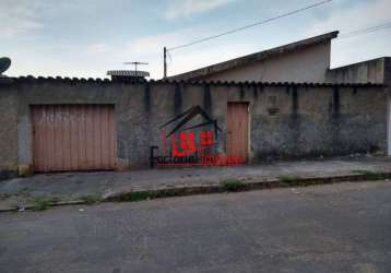 Terreno/lote com casa  a venda no bairro glória, bh.