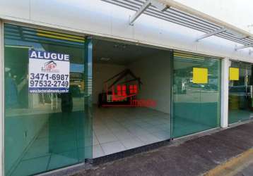 Loja comercial com 30 m² e lavabo em posto de gasolina no parque recreio!