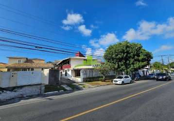 Ponto comercial para alugar em vilas do atlântico: 600m² terreno, 300m² construído, 4 suítes, 15 vagas, localização estratégica em área de alto fluxo