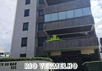 Apartamento a venda rio vermelho | morro do conselho | 364m² | vista mar | 4 suítes espaçosas | máster com closet e varanda | salvador