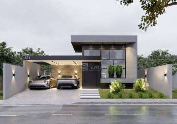 Casa com 3 dormitórios à venda, 152 m² por r$ 1.090.000 - portal lamis - atibaia/sp
