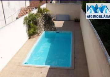 Sobrado com piscina e semi mobiliado a venda/permuta na penha