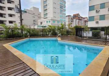 Apartamento alto padrão com 3 dormitórios sendo 2 suítes, sacada gourmet, lazer no condomínio, lado praia da enseada -guarujá/sp.