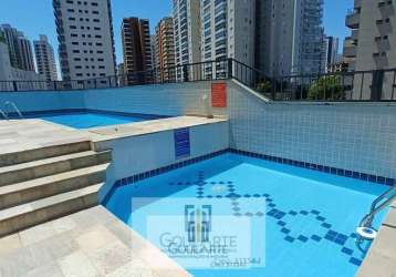 Apartamento alto padrão com 2 dormitórios, lazer no condomínio, astúrias - guarujá/sp.