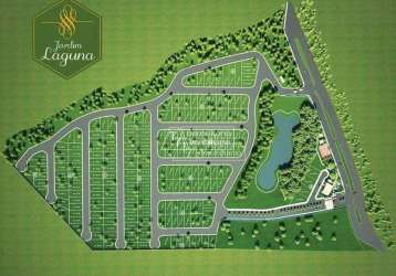 Terreno à venda, 381 m² por r$ 405.000,00 - condomínio residencial laguna - indaiatuba/sp