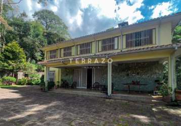Casa com 7 quartos e 600m² por r$2.100.000,00 - cascata dos amores - teresópolis/rj / código 4644