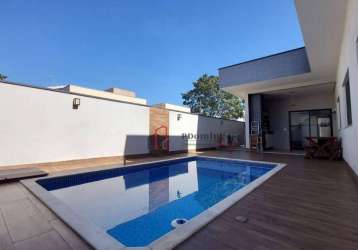 Casa térrea - com piscina - residencial jardim de mônaco - hortolândia