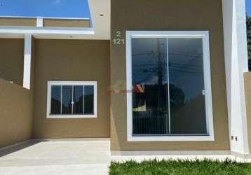 Casas com 2 quartos à venda no jardim plínio, em capela velha, araucária.