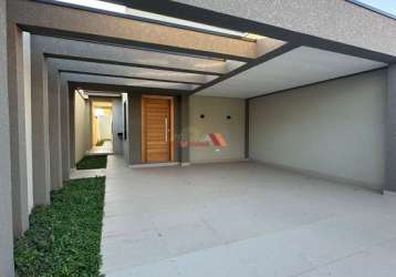 Casas de alto padrão à venda em araucária - 114 m², 3 quartos, próximo ao hiper condor