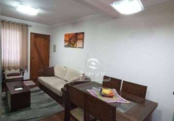 Sobrado com 2 dormitórios à venda, 69 m² por r$ 419.999,90 - vila homero thon - santo andré/sp