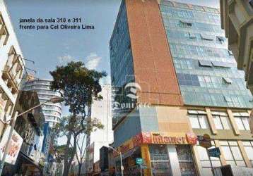 Sala à venda, 27 m² por r$ 174.900,02 - centro - santo andré/sp