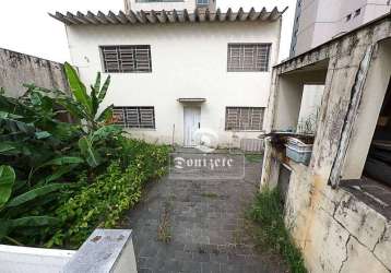 Casa com terreno de 10x50m no bairro jardim em santo andré