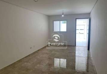 Sobrado com 3 dormitórios à venda, 105 m² por r$ 640.000,00 - vila homero thon - santo andré/sp