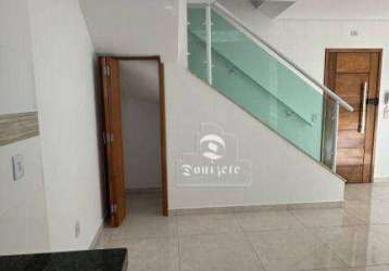 Cobertura com 2 dormitórios à venda, 108 m² por r$ 535.000,00 - casa branca - santo andré/sp