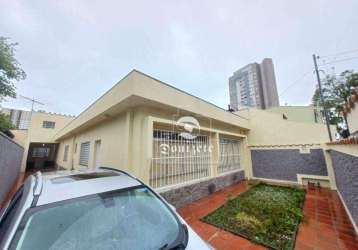 Casa com 4 dormitórios para alugar, 220 m² por r$ 7.340,00/mês - casa branca - santo andré/sp