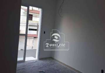 Cobertura com 2 dormitórios à venda, 95 m² por r$ 475.000,00 - vila pires - santo andré/sp