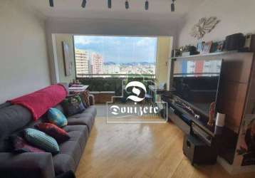 Apartamento com 2 dormitórios à venda, 80 m² por r$ 585.999,90 - vila assunção - santo andré/sp