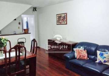 Sobrado com 2 dormitórios à venda, 90 m² por r$ 370.000,00 - campestre - santo andré/sp