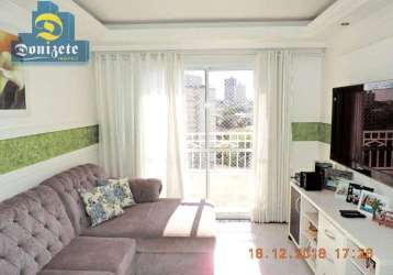 Apartamento com 3 dormitórios à venda, 84 m² por r$ 639.999,90 - vila pires - santo andré/sp