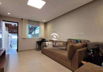 Sobrado com 2 dormitórios à venda, 135 m² por r$ 689.999,90 - vila valparaíso - santo andré/sp